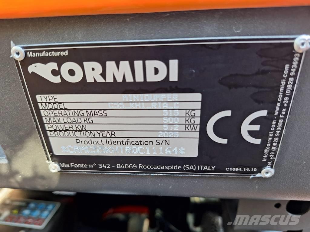 Cormidi C60 and C55 キャリアダンプ