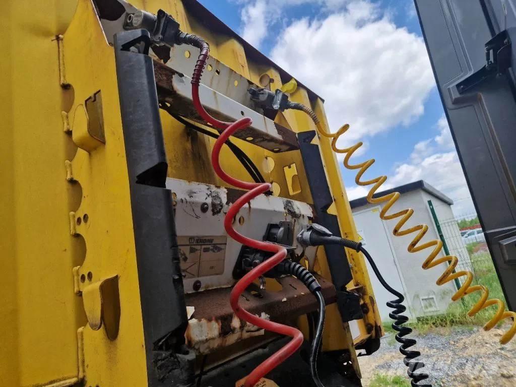 Krone SD 27 フラットベッドセミトレーラー／ドロップサイドセミトレーラー
