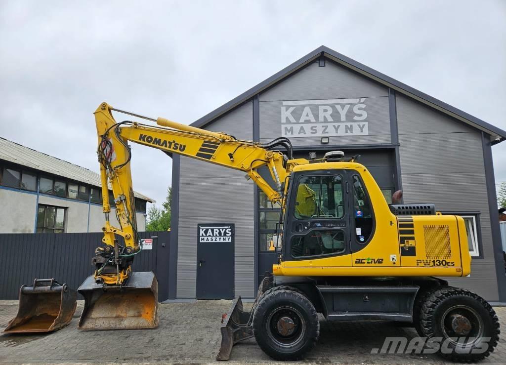 Komatsu PW 130ES-6K ホイール式油圧ショベル（パワーショベル・ユンボ・バックホー）