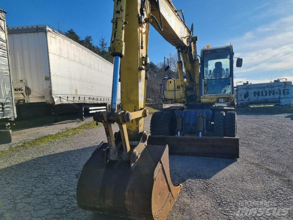 Komatsu PW 170 ES - 6K ホイール式油圧ショベル（パワーショベル・ユンボ・バックホー）
