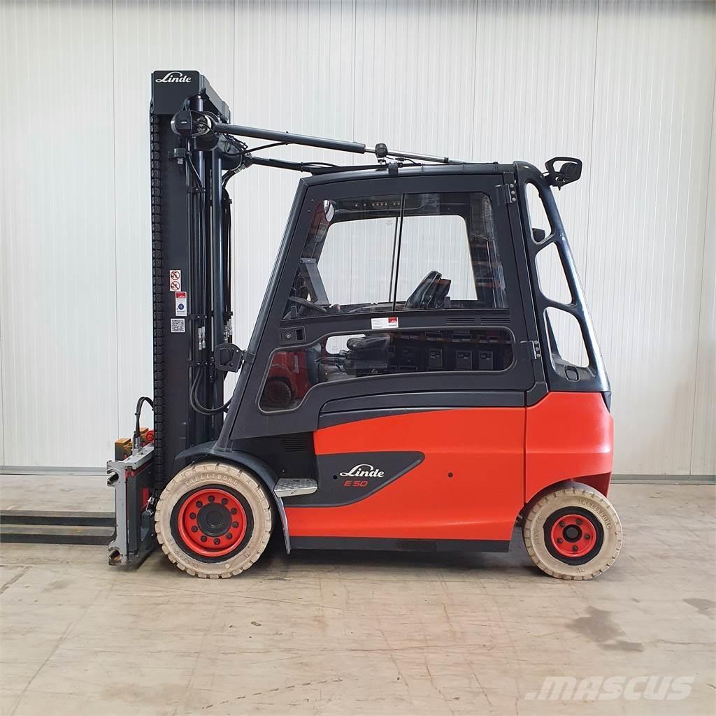 Linde E50HL バッテリーフォークリフト