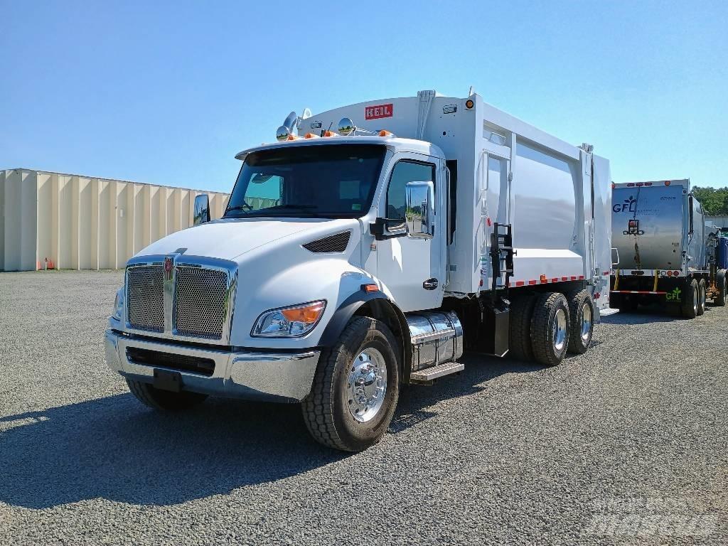 Kenworth T 480 塵芥車、パッカー車