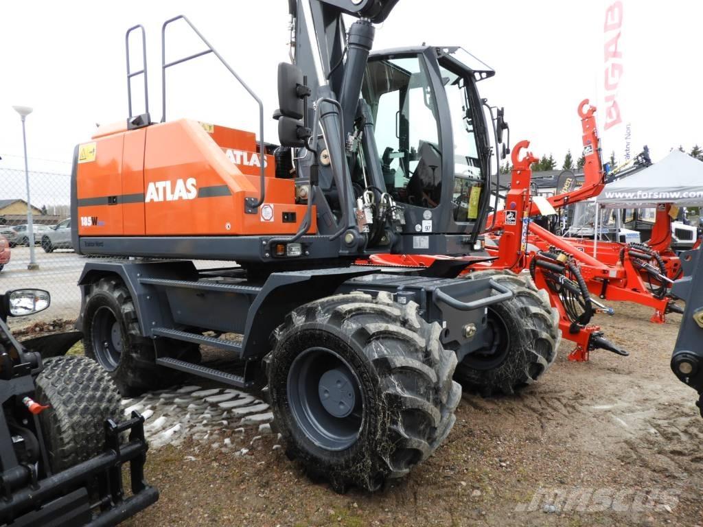 Atlas 185W ホイール式油圧ショベル（パワーショベル・ユンボ・バックホー）