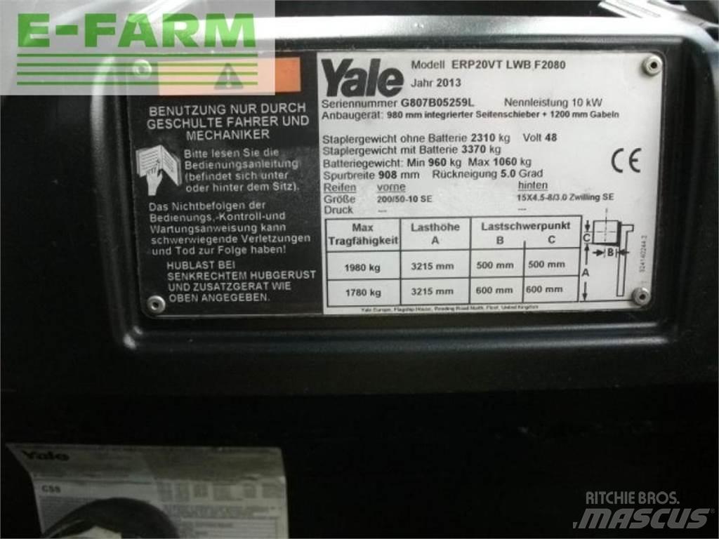Yale erp 20 vt lwb フォークリフト - その他