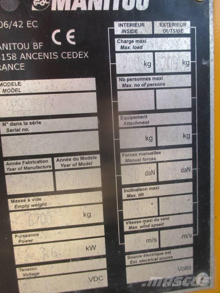 Manitou 150 AET JC ブームリフト　屈伸型