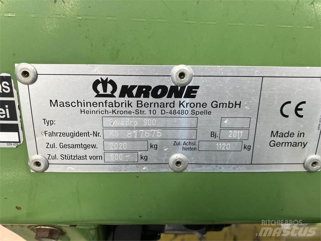 Krone SWADRO 900 ウィンドローア/レーキ