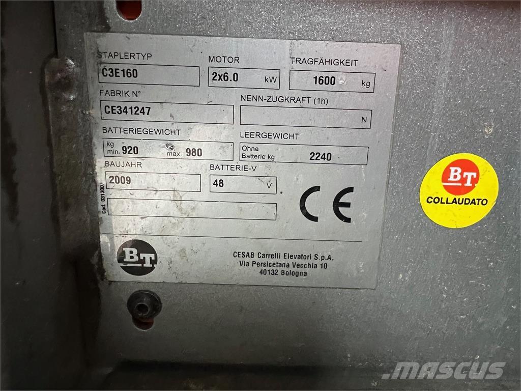 BT C3E160 バッテリーフォークリフト