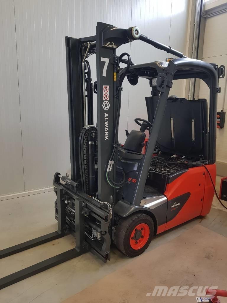 Linde E16C バッテリーフォークリフト