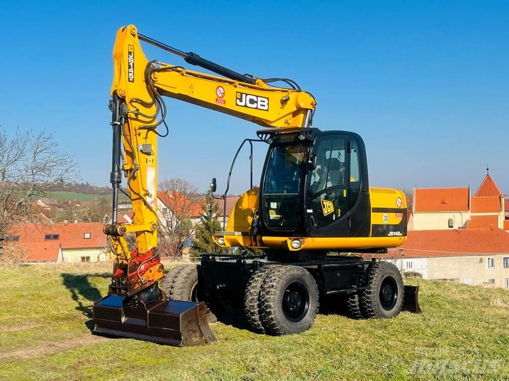 JCB JS 145 W ホイール式油圧ショベル（パワーショベル・ユンボ・バックホー）