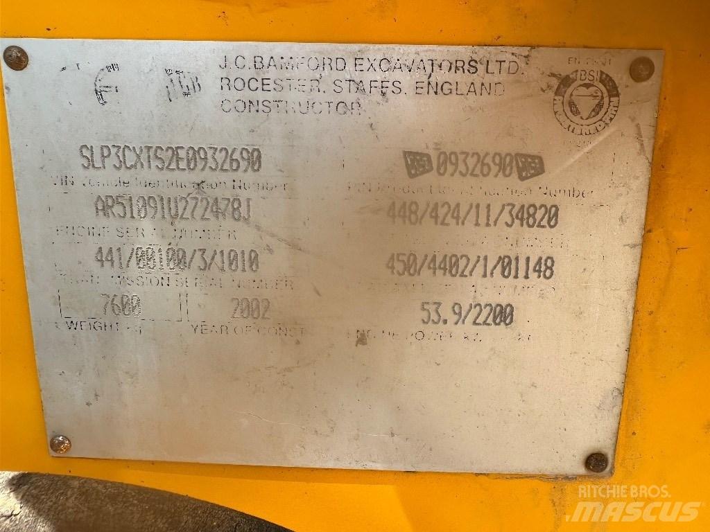 JCB 3 CX バックホーローダー