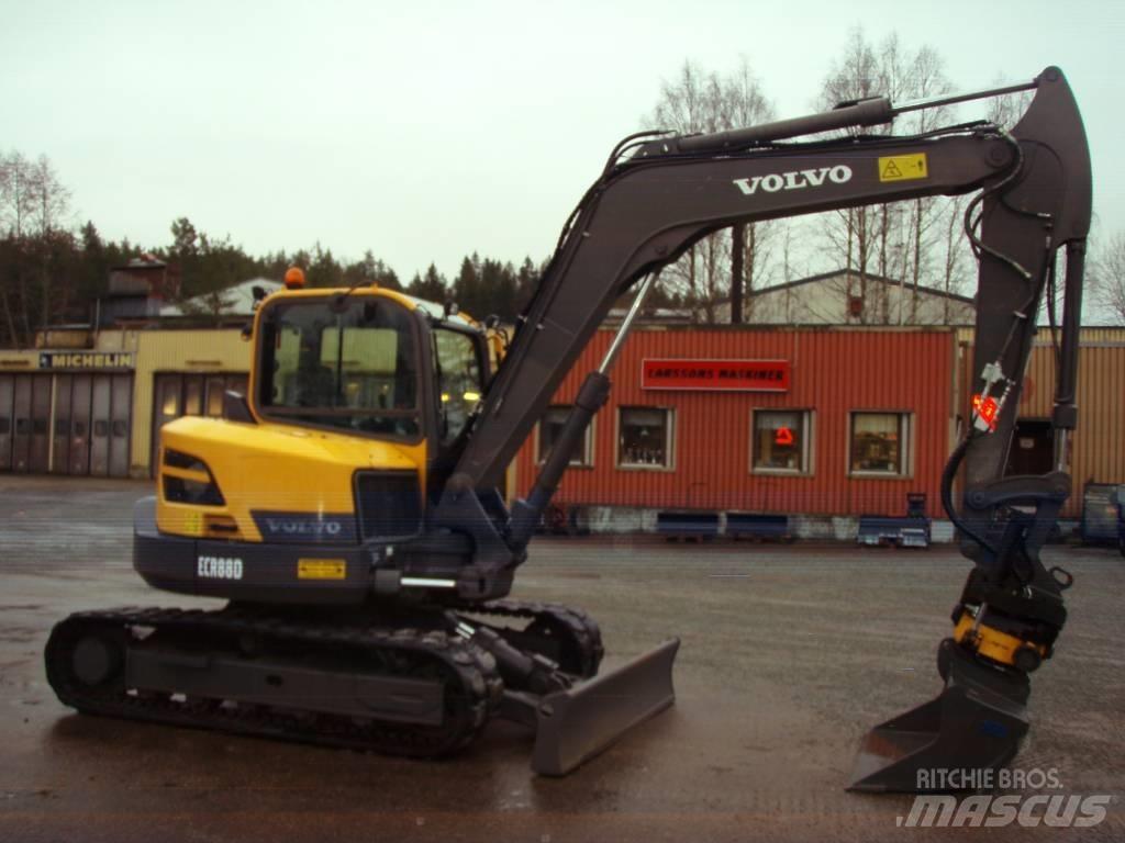 Volvo ECR 88 D 中型油圧ショベル 7ｔ-12ｔ（ユンボ・パワーショベル・バックホー）