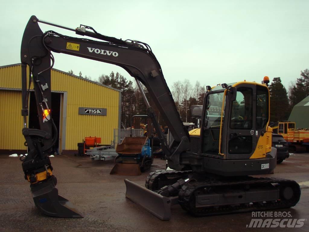 Volvo ECR 88 D 中型油圧ショベル 7ｔ-12ｔ（ユンボ・パワーショベル・バックホー）