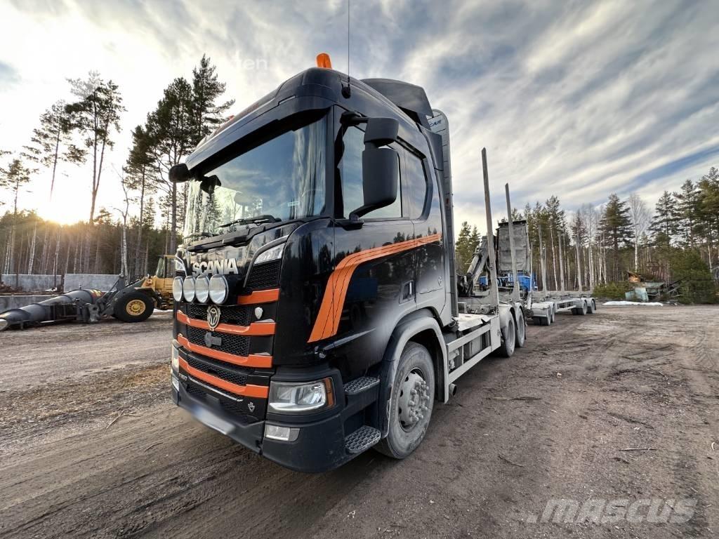 Scania R 650 Ekipage 木材トラック