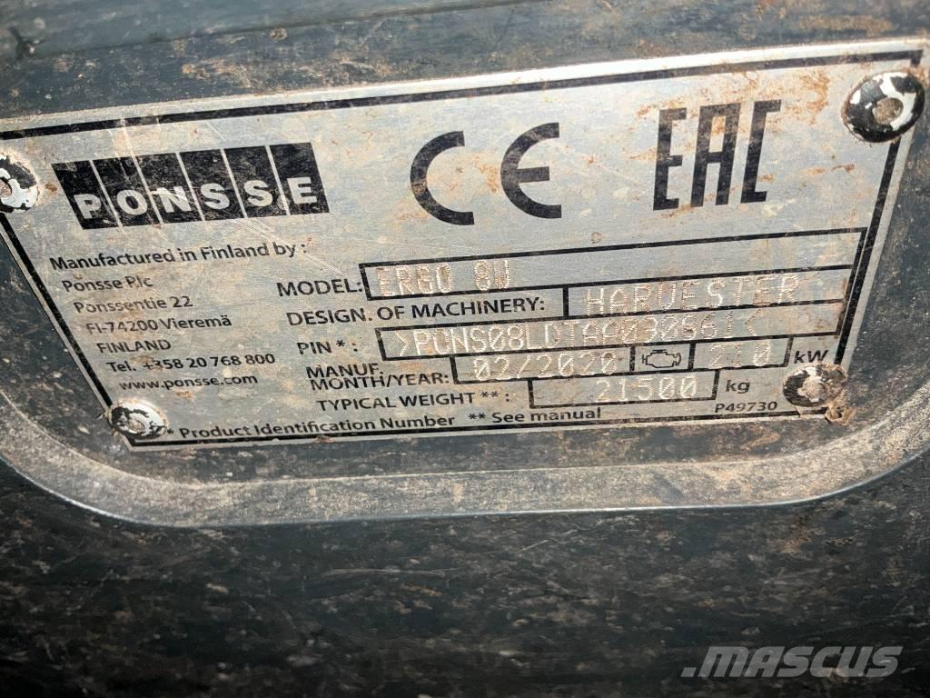 Ponsse ERGO 8W ハーベスター