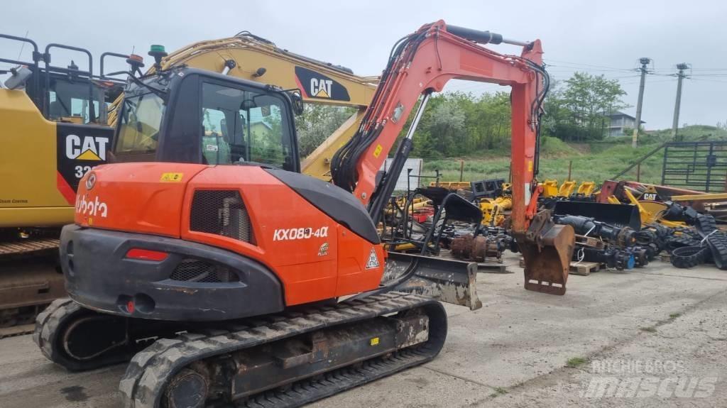 Kubota Kx 080-4 中型油圧ショベル 7ｔ-12ｔ（ユンボ・パワーショベル・バックホー）