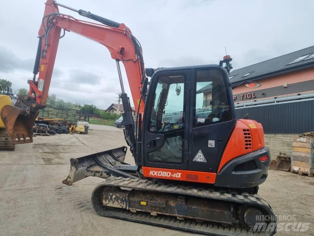 Kubota Kx 080-4 中型油圧ショベル 7ｔ-12ｔ（ユンボ・パワーショベル・バックホー）
