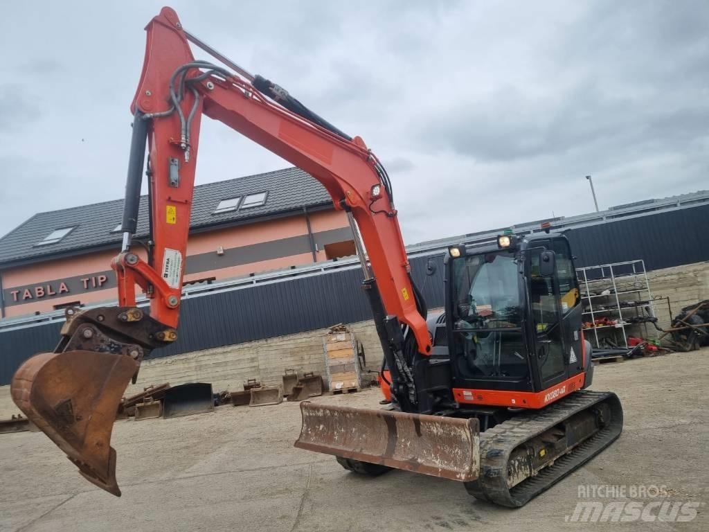 Kubota Kx 080-4 中型油圧ショベル 7ｔ-12ｔ（ユンボ・パワーショベル・バックホー）