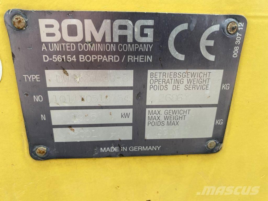 Bomag BW 120 AD プレートコンパクター
