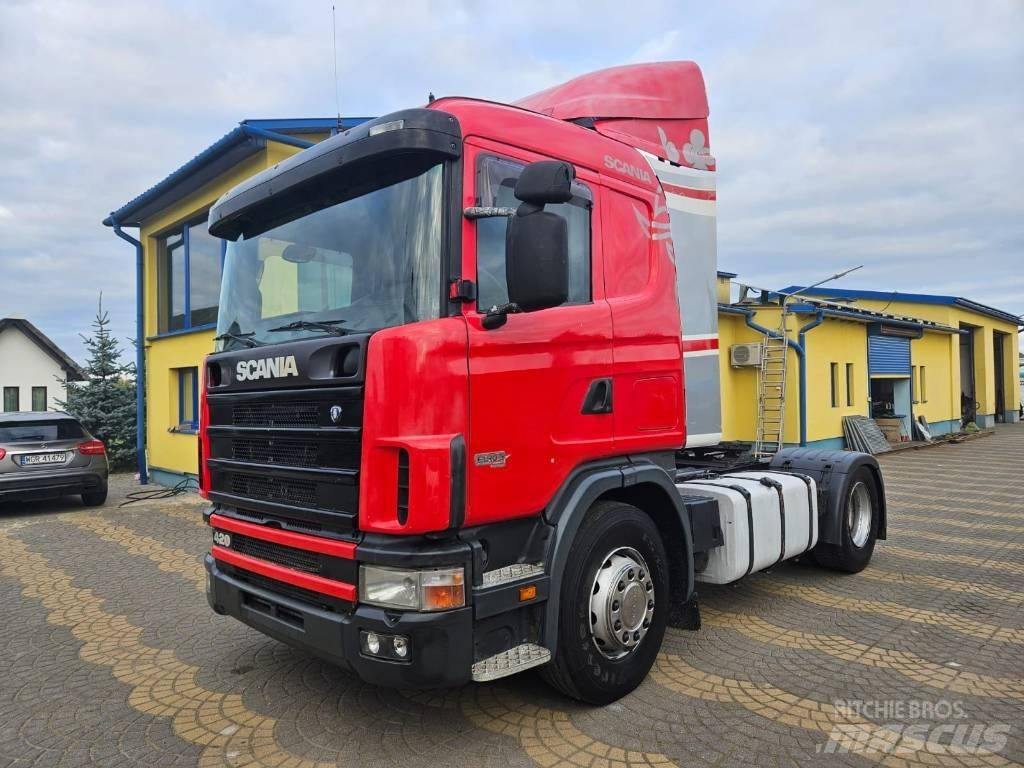Scania 124 L 420 中古トラクターヘッド | トレーラーヘッド