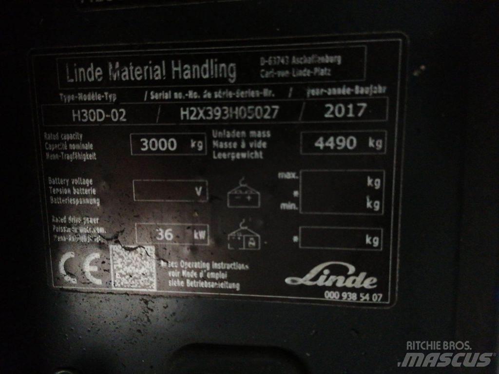 Linde H30D-02 ディーゼル・軽油