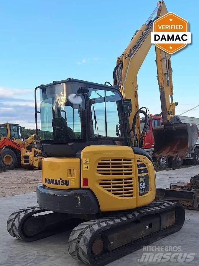Komatsu PC55 ミニ油圧ショベル 7t以下（ミニユンボ・ミニディガー）
