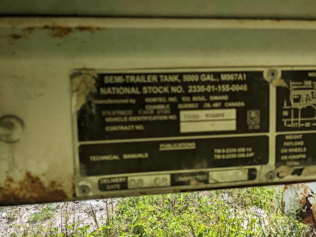 Remtec m67a1 タンカートレーラー