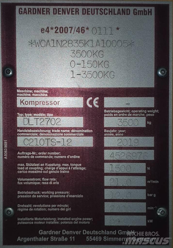 Compair C210 TS-12 コンプレッサー