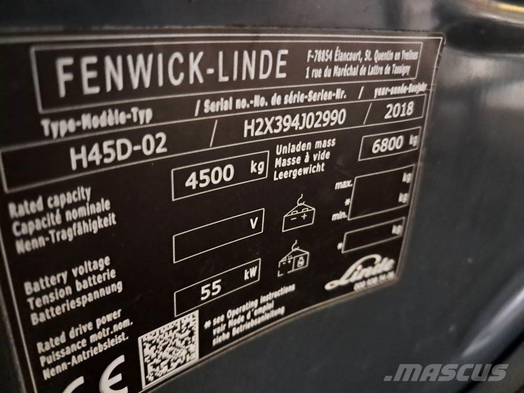 Linde H45D-02 ディーゼル・軽油