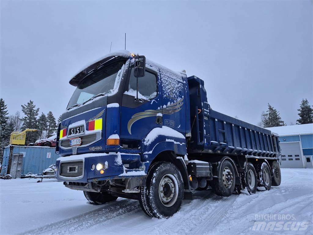 Sisu E12M 480 10X4 車両運搬車、キャリアカー