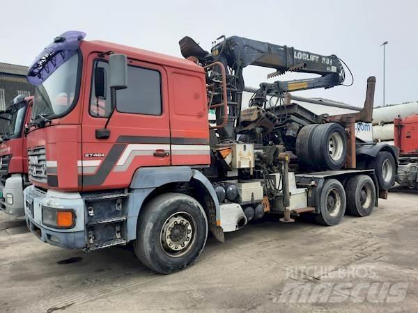 MAN 27.464 6X4 木材トラック