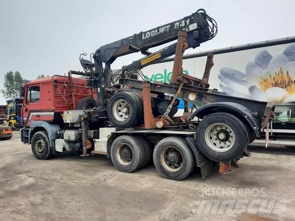 MAN 27.464 6X4 木材トラック