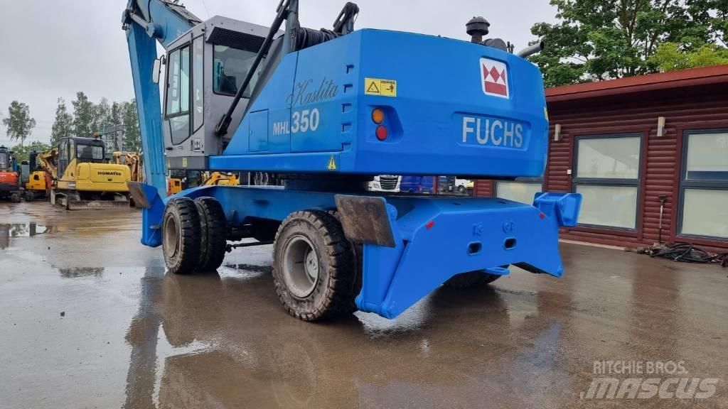 Terex Fuchs MHL 350 廃棄物／工業産廃処理機