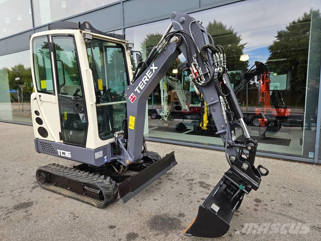 Terex TC 16 ミニ油圧ショベル 7t以下（ミニユンボ・ミニディガー）