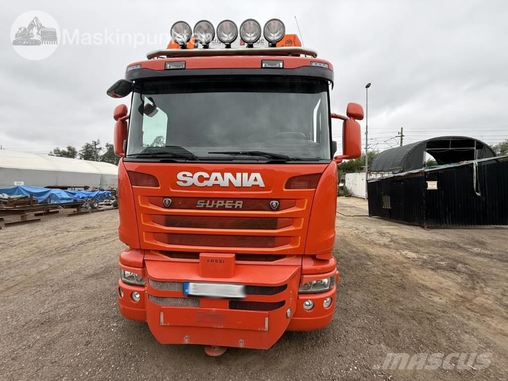 Scania R 450 bodbil クレーントラック、ユニック車