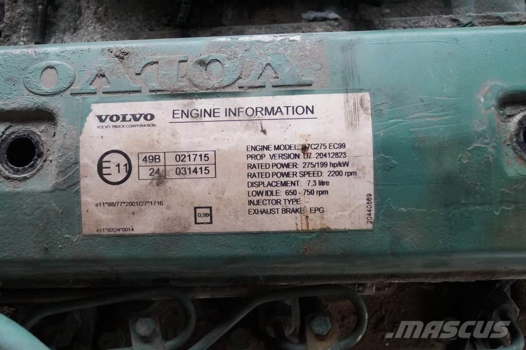 Volvo D7C USED エンジン