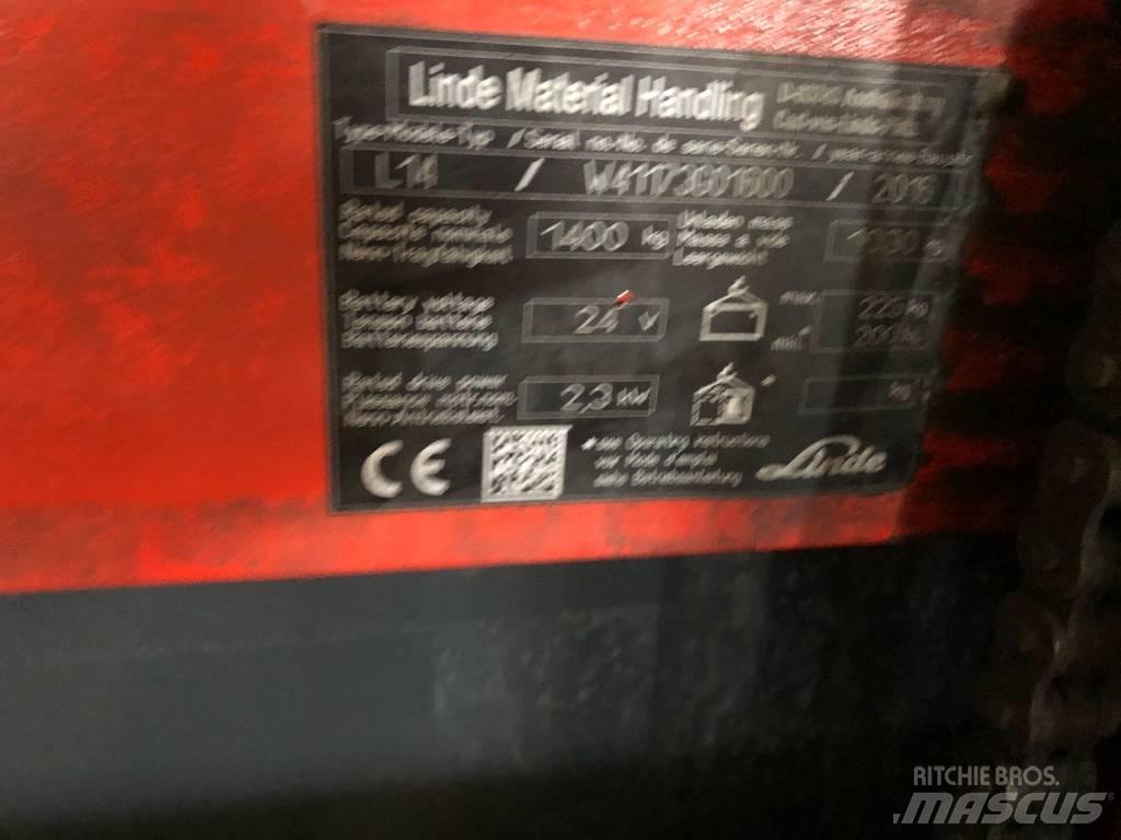 Linde H 16 T-01 LPGフォークリフト