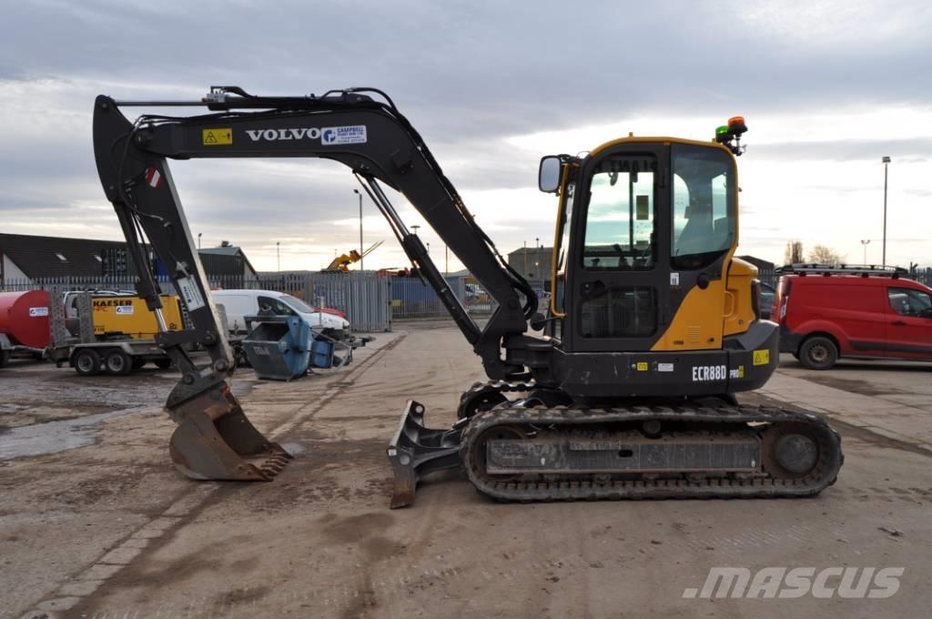 Volvo ECR 88 D 中型油圧ショベル 7ｔ-12ｔ（ユンボ・パワーショベル・バックホー）