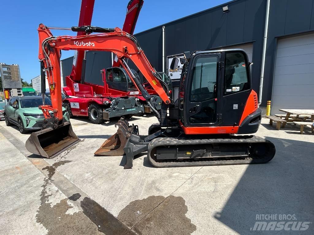 Kubota KX 080-4 中型油圧ショベル 7ｔ-12ｔ（ユンボ・パワーショベル・バックホー）