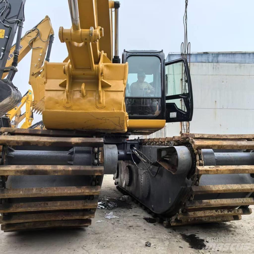CAT 320 D 水陸両用油圧ショベル、ユンボ
