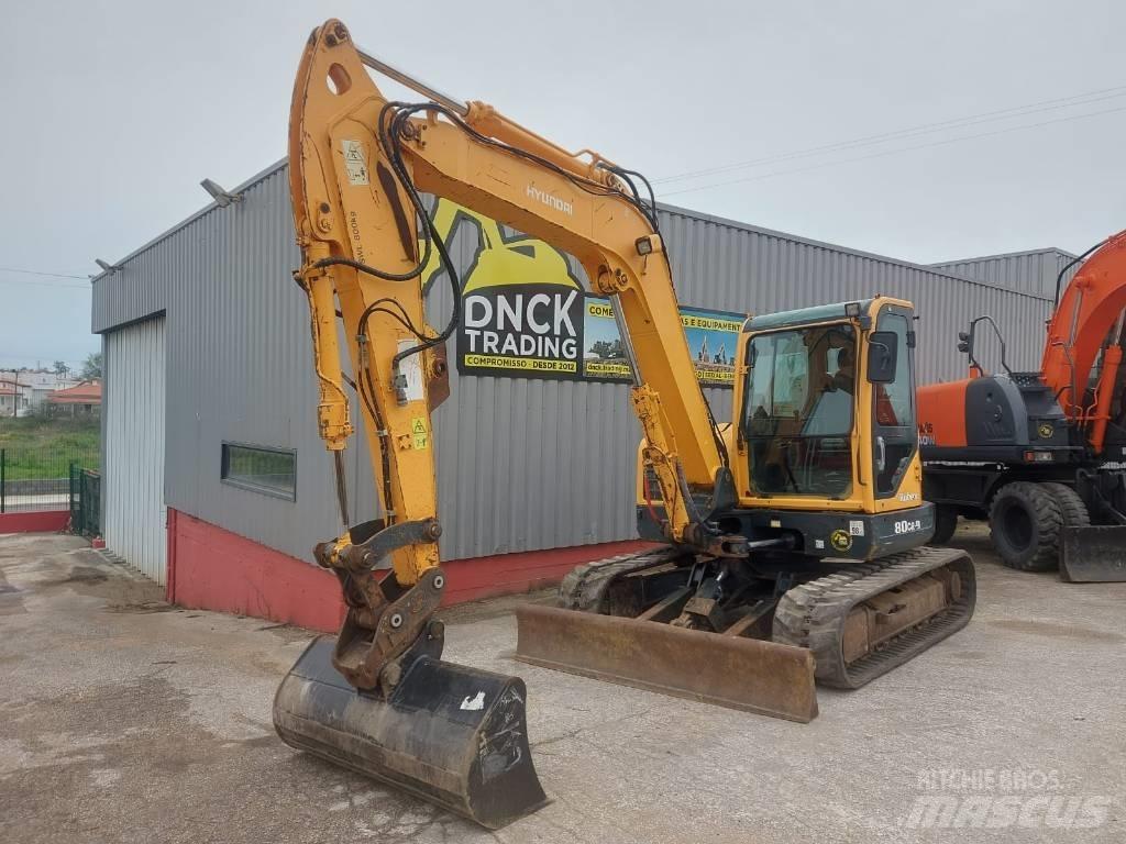 Hyundai R 80 CR 中型油圧ショベル 7ｔ-12ｔ（ユンボ・パワーショベル・バックホー）