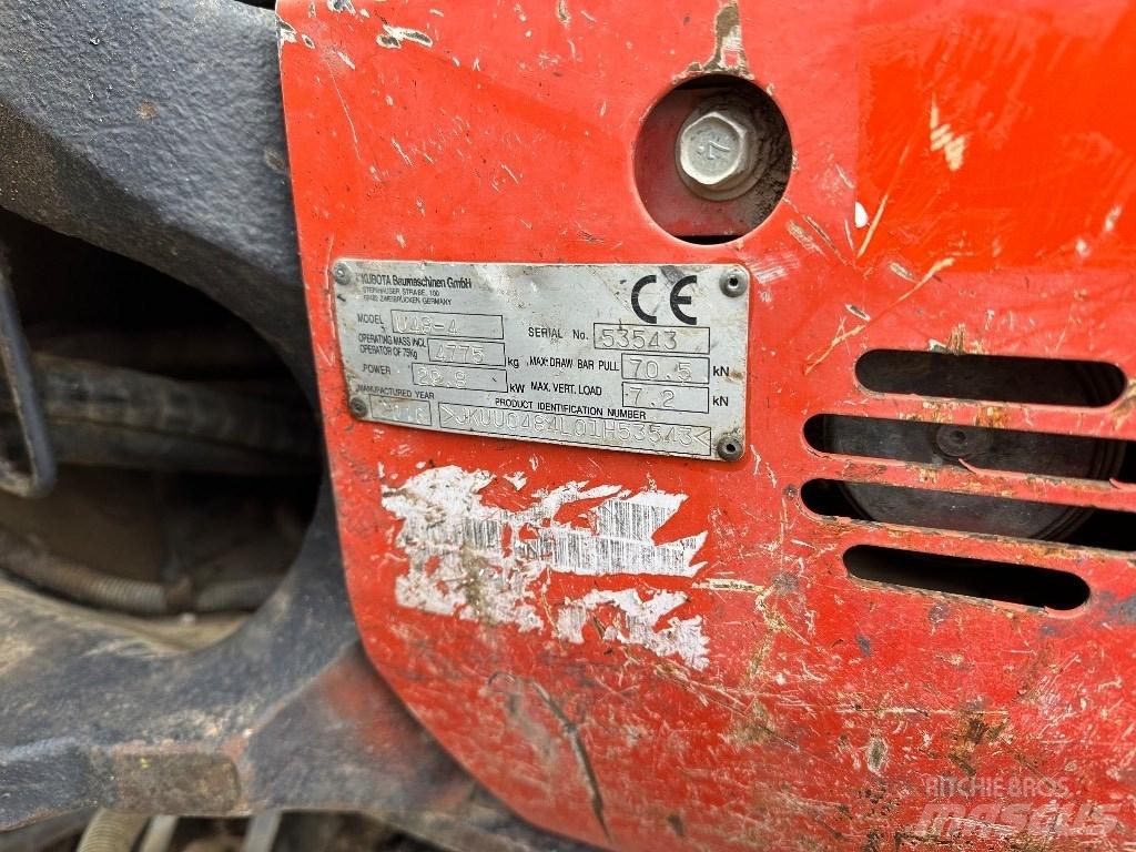 Kubota KX 048-4 ミニ油圧ショベル 7t以下（ミニユンボ・ミニディガー）
