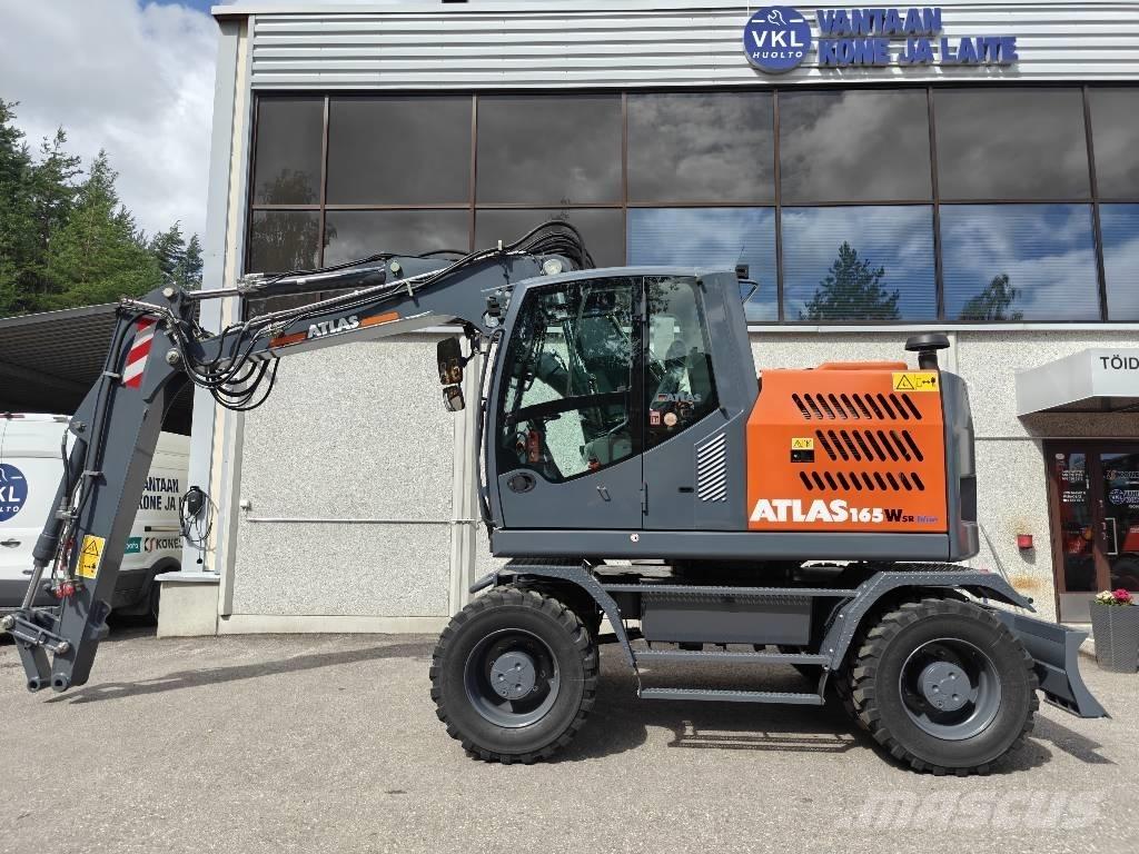 Atlas 165WSR ホイール式油圧ショベル（パワーショベル・ユンボ・バックホー）