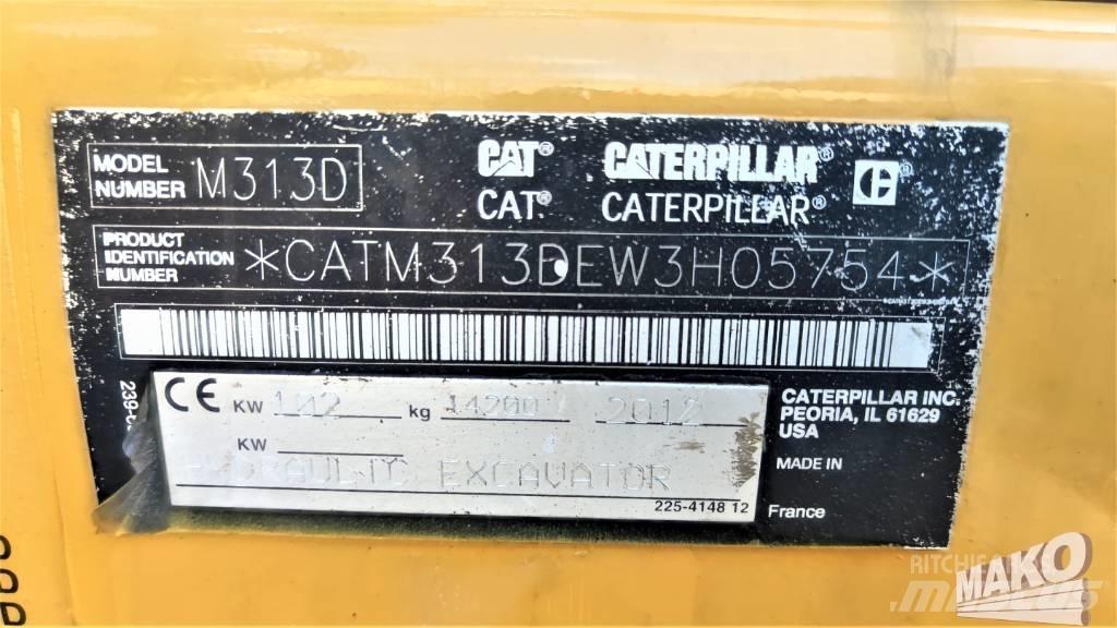 CAT M 313 D ホイール式油圧ショベル（パワーショベル・ユンボ・バックホー）