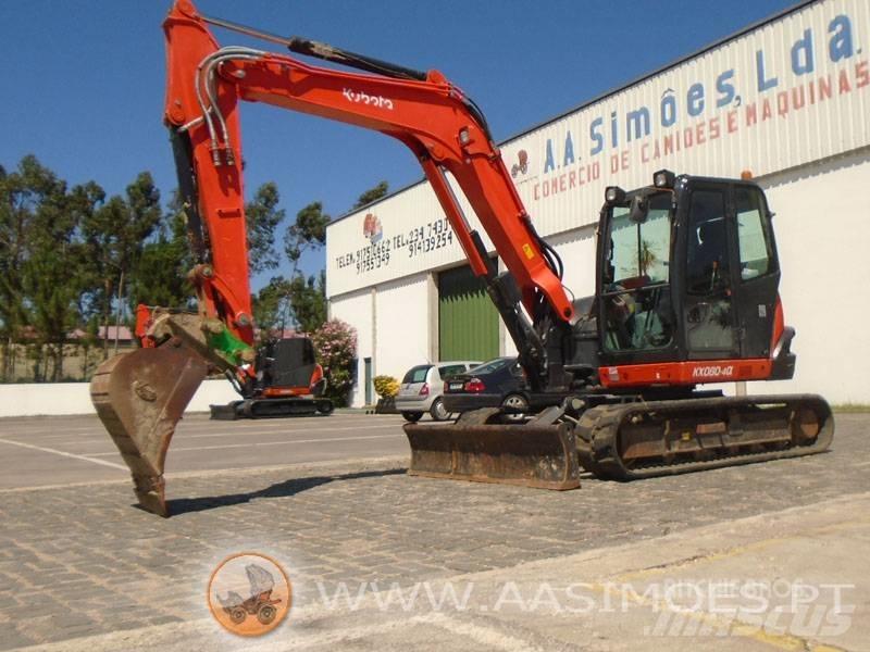 Kubota KX 080-4 中型油圧ショベル 7ｔ-12ｔ（ユンボ・パワーショベル・バックホー）