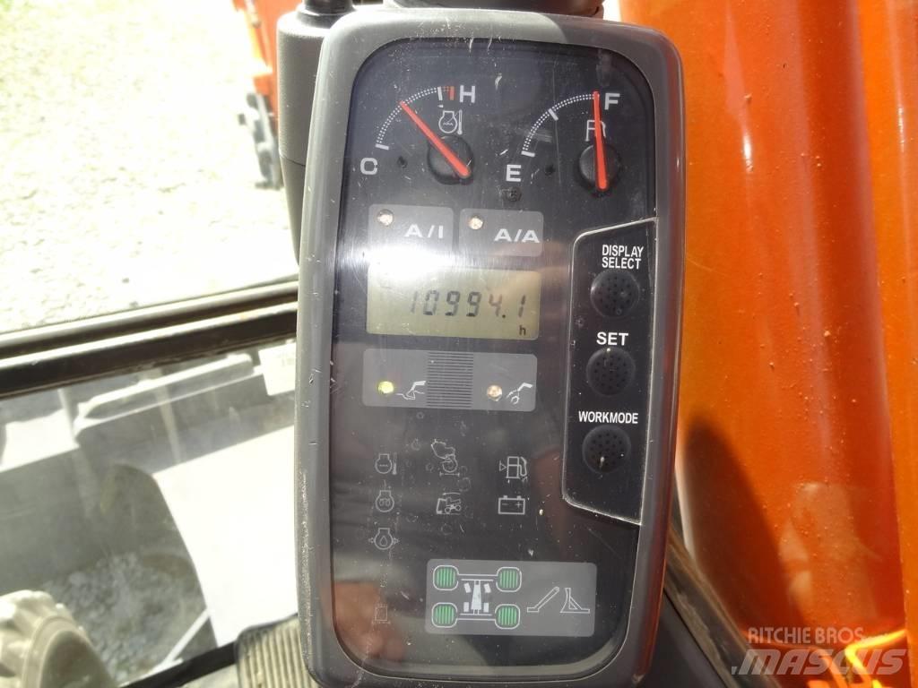 Hitachi ZX 160 W ホイール式油圧ショベル（パワーショベル・ユンボ・バックホー）