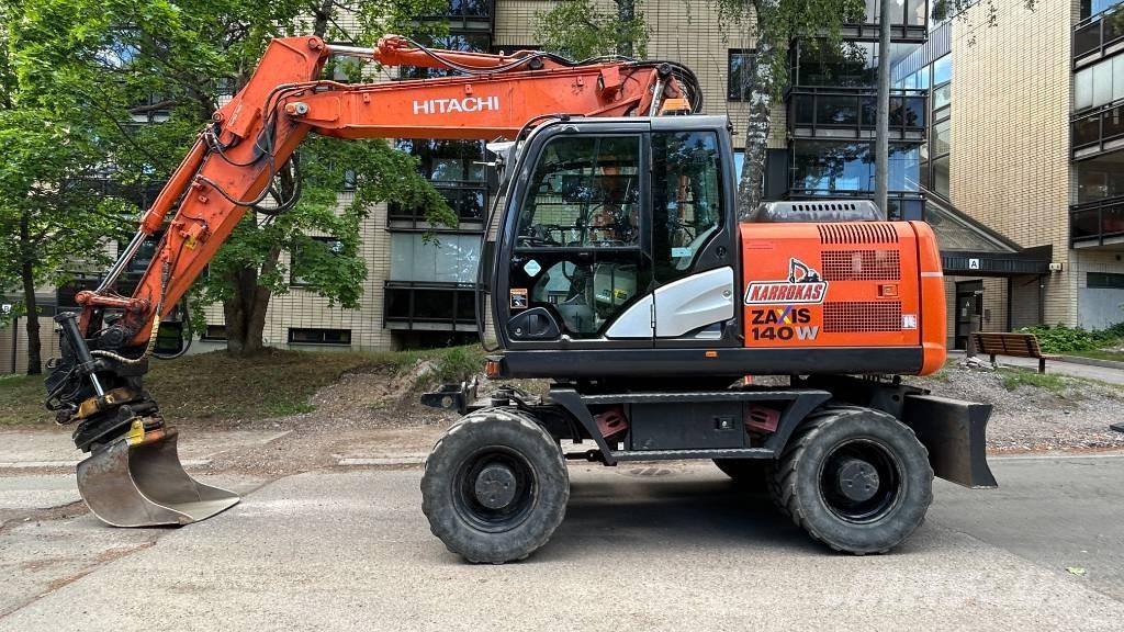 Hitachi ZX140W-5B ホイール式油圧ショベル（パワーショベル・ユンボ・バックホー）
