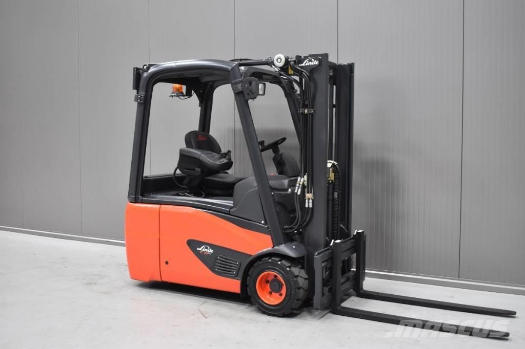Linde E 18 - 02 バッテリーフォークリフト