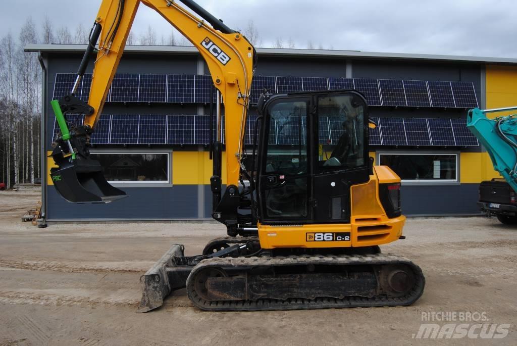 JCB 86 C-2 中型油圧ショベル 7ｔ-12ｔ（ユンボ・パワーショベル・バックホー）