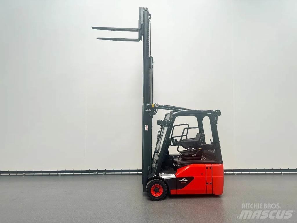 Linde 386 E 16-02 バッテリーフォークリフト
