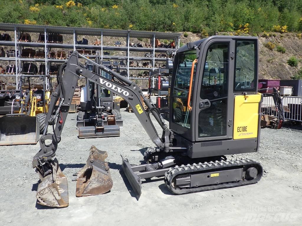 Volvo EC 18 E ミニ油圧ショベル 7t以下（ミニユンボ・ミニディガー）